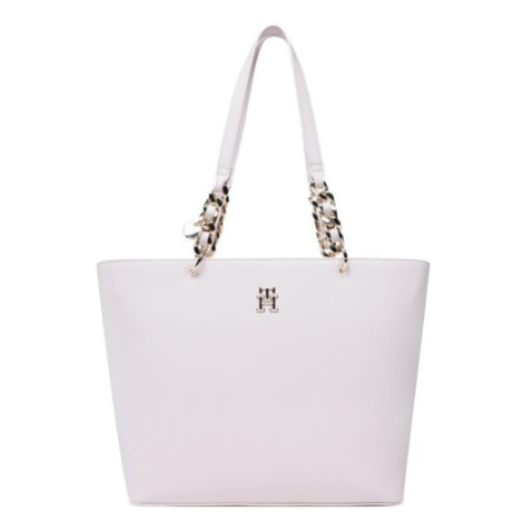 Tommy Hilfiger Kabelka Th Chic Tote AW0AW14179 Sivá