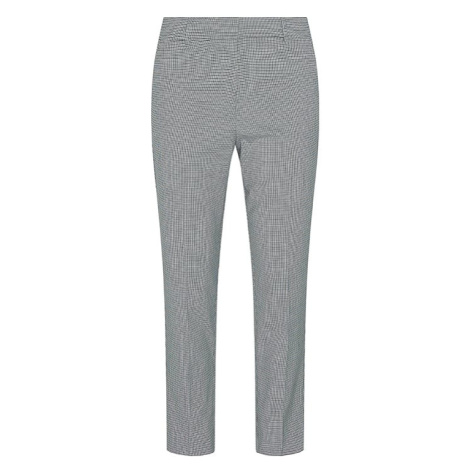 Tommy Hilfiger Nohavice - SLIM CHECK ANKLE PANT sivé