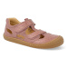 Barefoot detské sandálky Koel - Bep Medium Napa Old Pink ružové