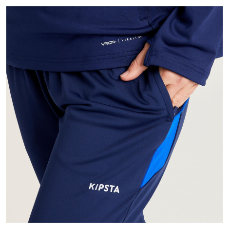 Dámske tréningové nohavice na futbal Viralto modré KIPSTA