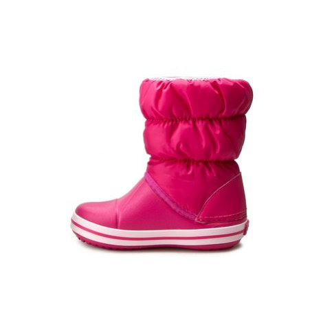 Crocs Snehule Winter Puff Boot Kids 14613 Ružová