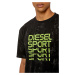 Tričko Diesel Amtee-Duncan-Ht16 T-Shirt Čierna