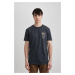 DEFACTO Slim Fit Crew Neck Printed Short Sleeve T-Shirt