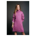 DEFACTO Girl's Turtleneck Long Sleeve Knitwear Dress