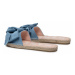 Manebi Espadrilky Sandals With Bow M 3.0 J0 Modrá