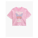 Koton Embroidered Butterfly T-Shirt Short Sleeved Crew Neck Cotton