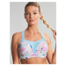 Sports Wired Sports Bra abstract pink 5021A