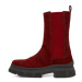 Tommy Hilfiger Členková obuv s elastickým prvkom Essential Suede Chelsea Boot FW0FW07489 Hnedá