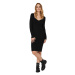Vero Moda Dámske šaty VMWILLOW Slim Fit 10250951 Black S
