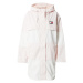 Tommy Jeans Prechodná bunda  pastelovo ružová / biela