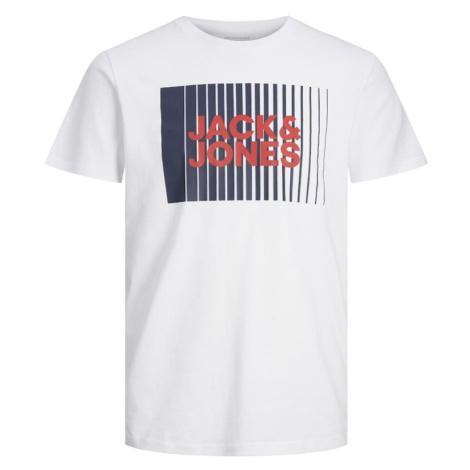 Jack & Jones Junior Tričko  námornícka modrá / červená / biela