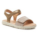 Geox Sandále J Sandal Haiti Girl J028ZA 007NF C0208 S Zlatá