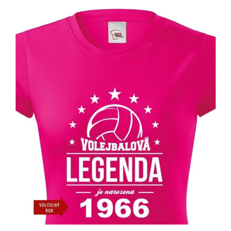 Dámské volejbalové tričko Volejbalová legenda