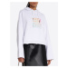 GIVENCHY Logo Cropped White mikina