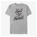 Queens Netflix Stranger Things - Rink Logo Men's T-Shirt Heather Grey