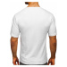 Biele pánske tričko s potlačou BOLF 6305