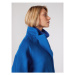 Simple Prechodný kabát PLD510-02 Modrá Relaxed Fit