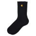 Carhartt WIP Chase Socks Black - Pánske - Ponožky Carhartt WIP - Čierne - I029421_00F_XX