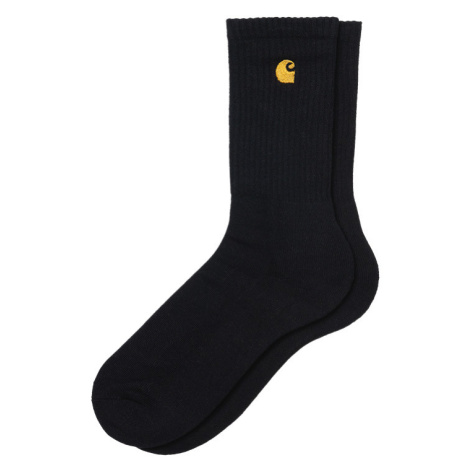 Carhartt WIP Chase Socks Black - Pánske - Ponožky Carhartt WIP - Čierne - I029421_00F_XX