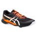 Pánska obuv gel-tactic na bedminton/squash a indoorové športy čierno-oranžová