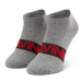 Calvin Klein Súprava 2 párov členkových pánskych ponožiek 100001857 Sivá