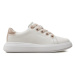 Calvin Klein Sneakersy Cupsole Lace Up Lth HW0HW02085 Biela