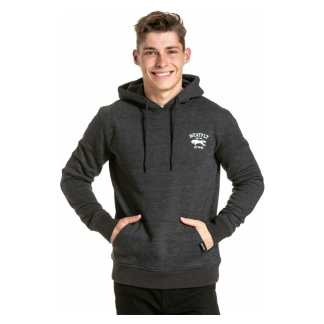 Meatfly Leader Of The Pack Hoodie Charcoal Heather Outdoorová mikina