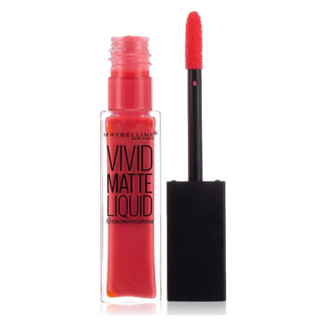 Maybelline New York  Vivid Matte Liquid Lipstick  Líčenie obočia Ružová