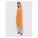 Remain Letné šaty Gosha RM1224 Oranžová Regular Fit