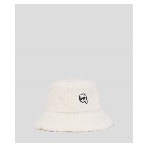 Klobúk Karl Lagerfeld K/Ikonik 2.0 Shear Bucket Hat Biela