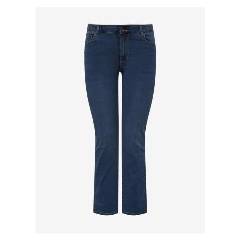 Dark Blue Straight Fit Jeans ONLY CARMAKOMA Augusta - Women