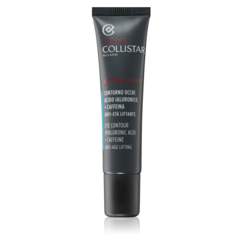 Collistar Linea Uomo Attivi Puri Eye Contour Hyaluronic Acid + Caffeine Eye Contour rozjasňujúci