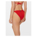 Calvin Klein Swimwear Spodný diel bikín KW0KW02470 Červená