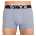 Men's boxers Styx sports rubber light gray