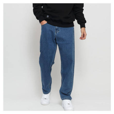 Mass DNM Slang Baggy Fit Jeans Modré