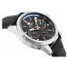 Pánske hodinky striebornej farby Gino Rossi E10210A-1A1