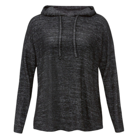 esmara® Dámsky sveter so spustenými ramenami (čierna)