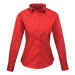 Premier Workwear Dámska košeľa s dlhým rukávom PR300 Red -ca. Pantone 200