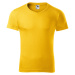 Malfini Slim fit V-NECK Pánske tričko 146 žltá