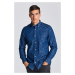 KOŠEĽA GANT D2. REG PAISLEY CHAMBRAY SHIRT modrá