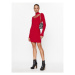 Guess Úpletové šaty W3BK0W Z2YJ2 Červená Slim Fit