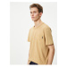 Koton Crew Neck T-Shirt Pocket Detailed Short Sleeve Cotton