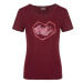 Women's outdoor T-shirt Kilpi GAROVE-W dark red