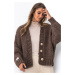 Cardigan model 17955053 Brown - Fobya