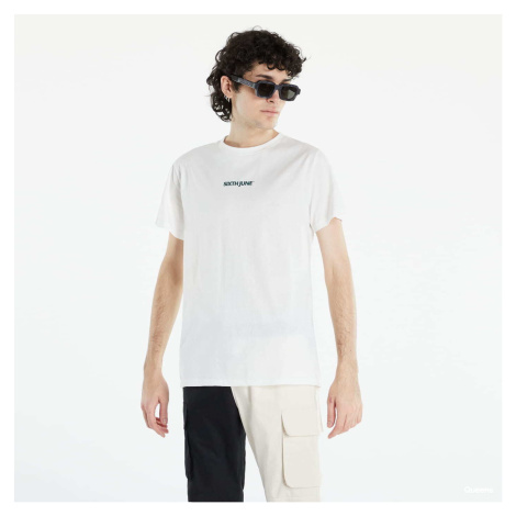 Tričko Sixth June Logo Back Reflective T-Shirt White