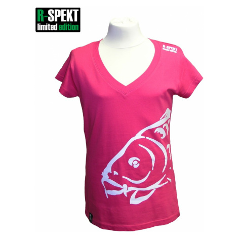 R-spekt tričko lady carper rúžove-veľkosť s