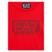 EA7 Emporio Armani Tričko 3RBV01 BJ02Z 24BT Červená Regular Fit