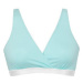 Podprsenka s kosticami Lilly Basic Turquoise Mama Soft Mitex