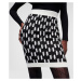 Sukňa Karl Lagerfeld Kl Monogram Knit Skirt Čierna