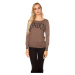 Trendy Koucla pulli LONDON with lace white Einheitsgroesse